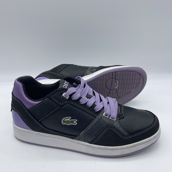 Lacoste Sport Ogata Men's Size 10.5 Lifestyle Sneakers 7-16STM3911T41 Purple Blk - Picture 2 of 10